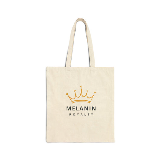 Melanin Royalty Cotton Canvas Tote - The Melanindex