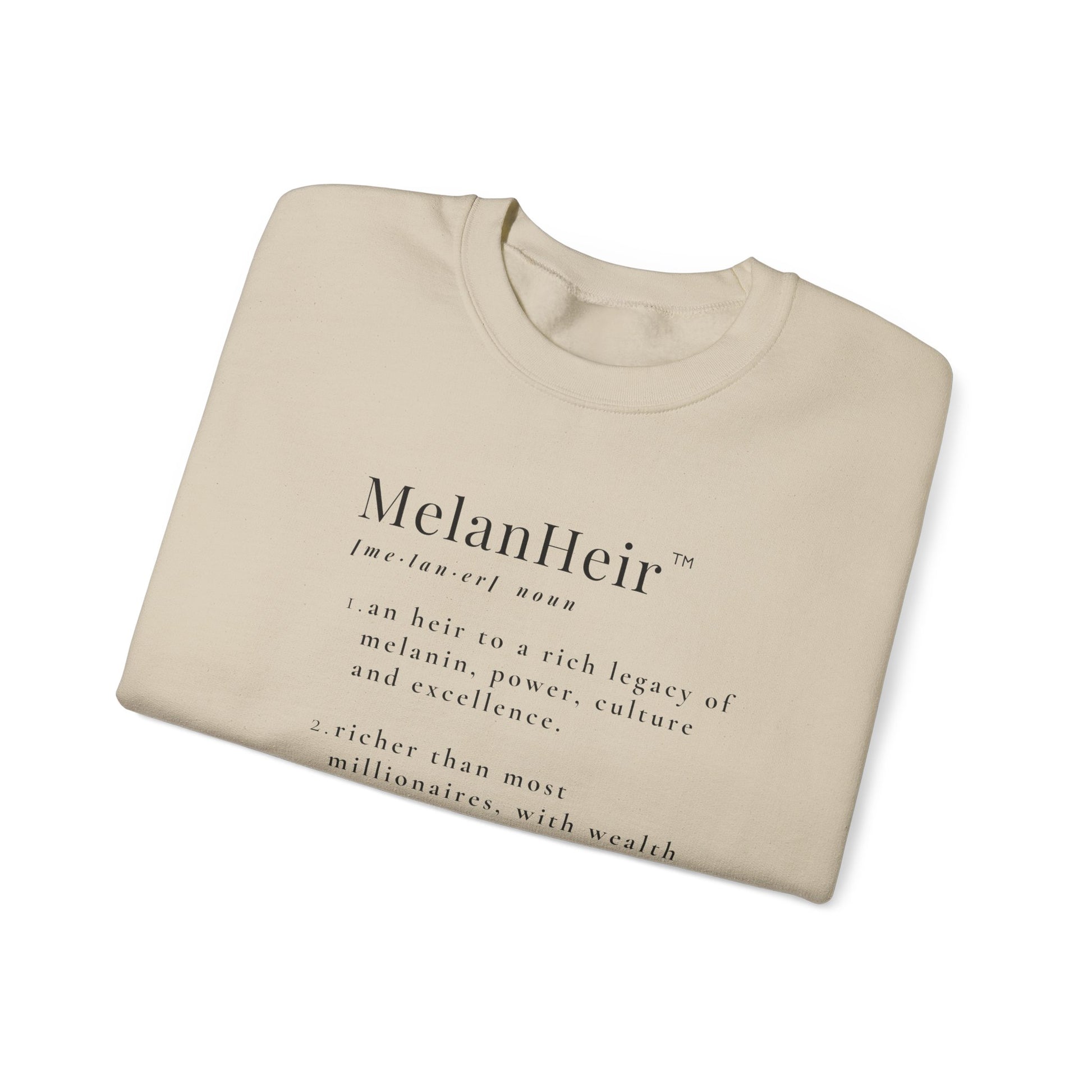 MelanHeir™ Crewneck Sweatshirt - The Melanindex