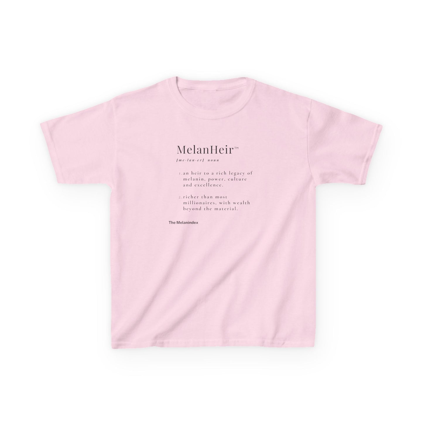 MelanHeir™ Kids Cotton Tee - The Melanindex