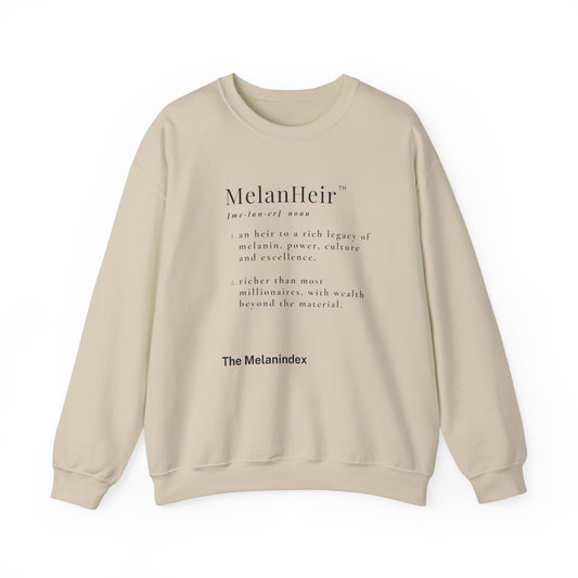 MelanHeir™ Crewneck Sweatshirt - The Melanindex