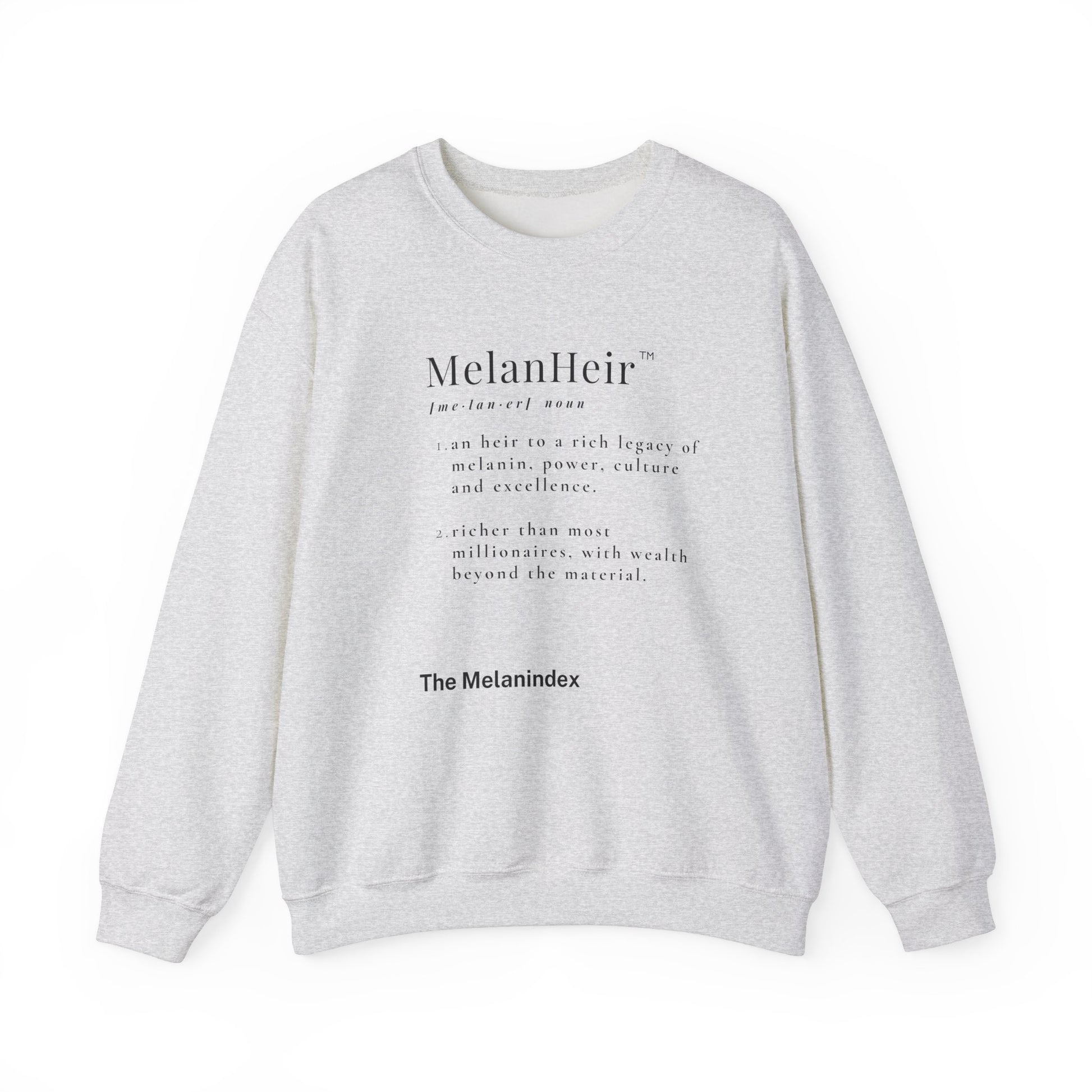 MelanHeir™ Crewneck Sweatshirt - The Melanindex