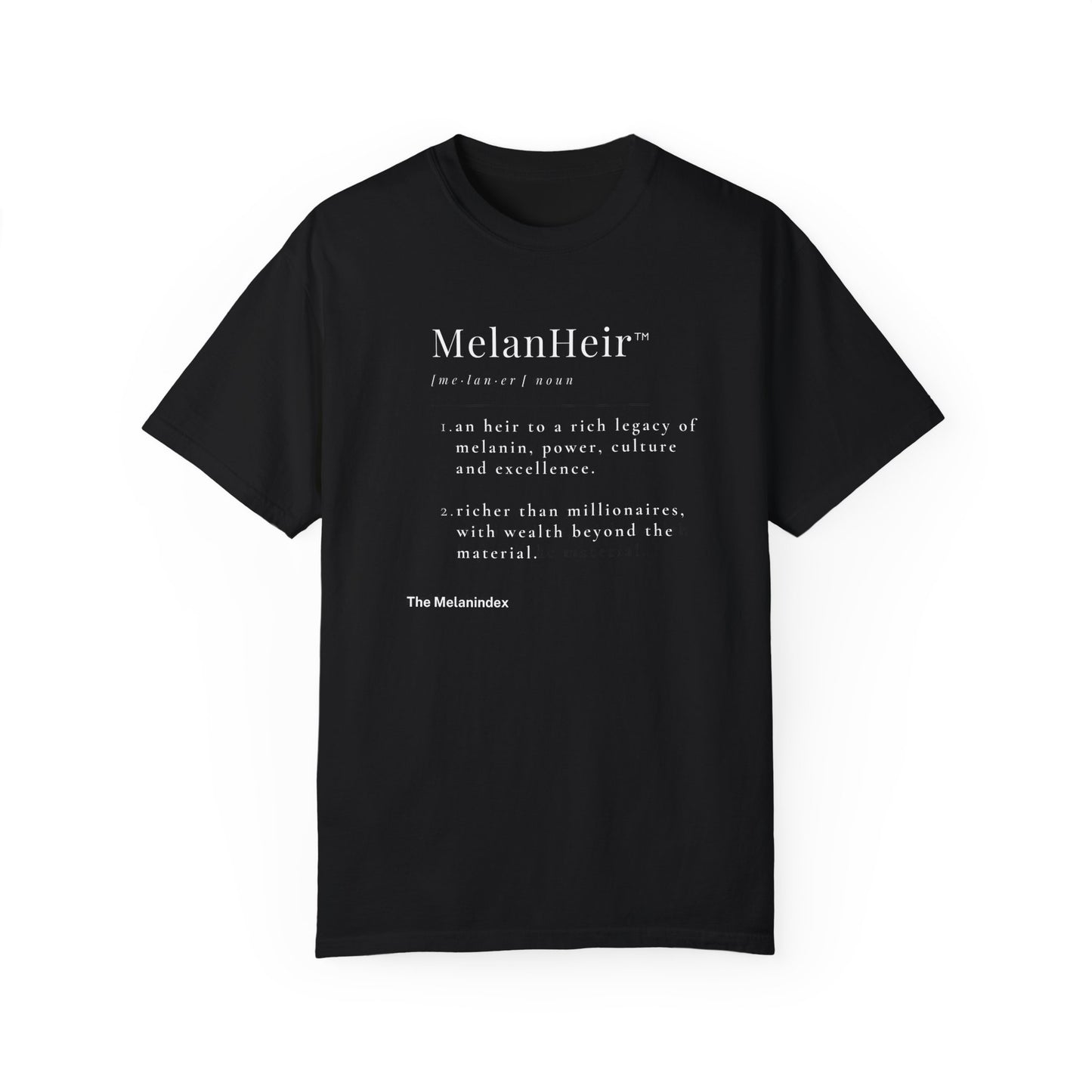 MelanHeir™ Short Sleeve Tee - The Melanindex