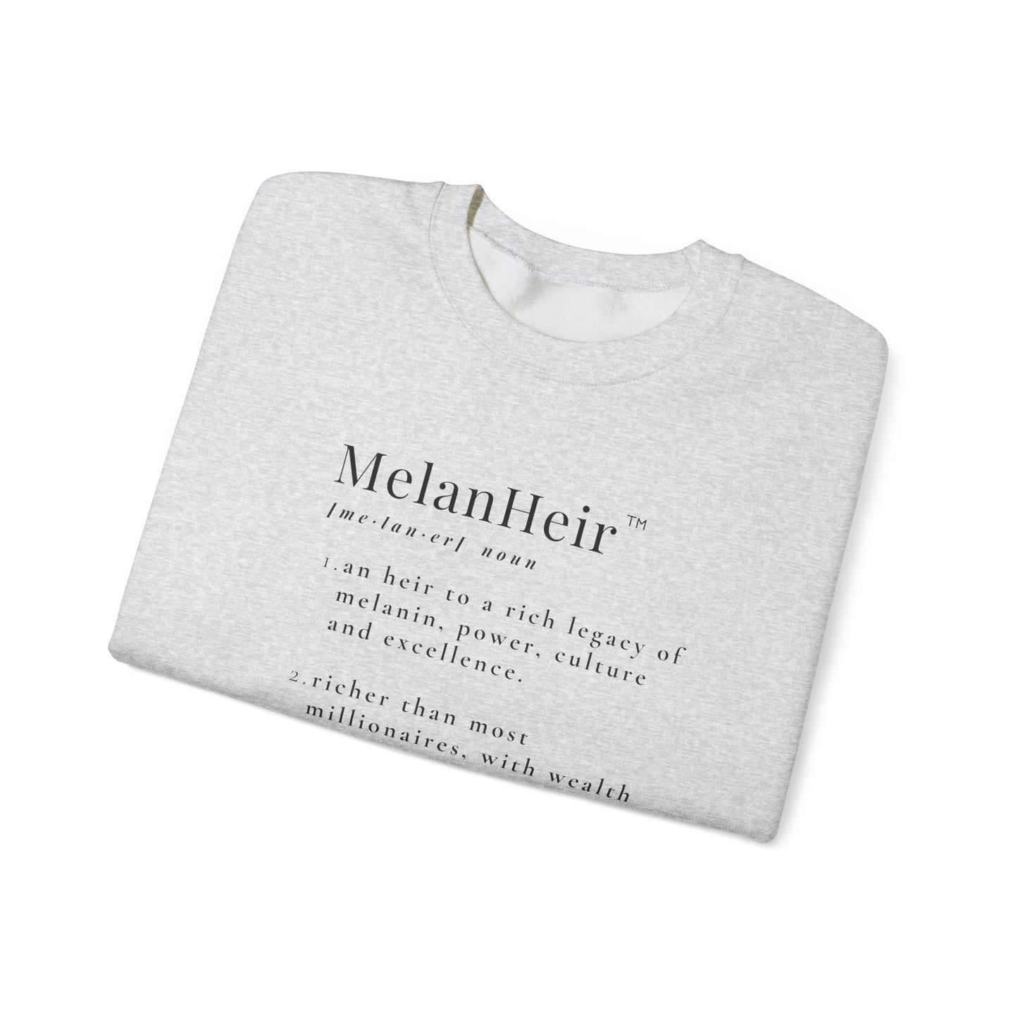 MelanHeir™ Crewneck Sweatshirt - The Melanindex