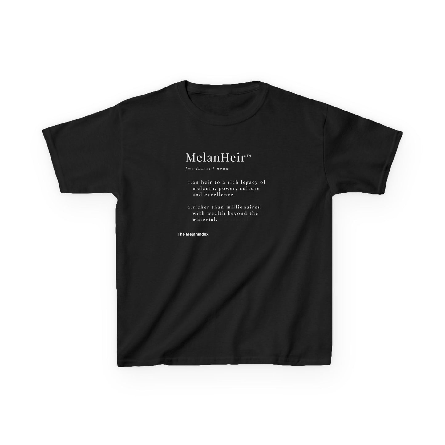 MelanHeir™ Kids Cotton Tee - The Melanindex