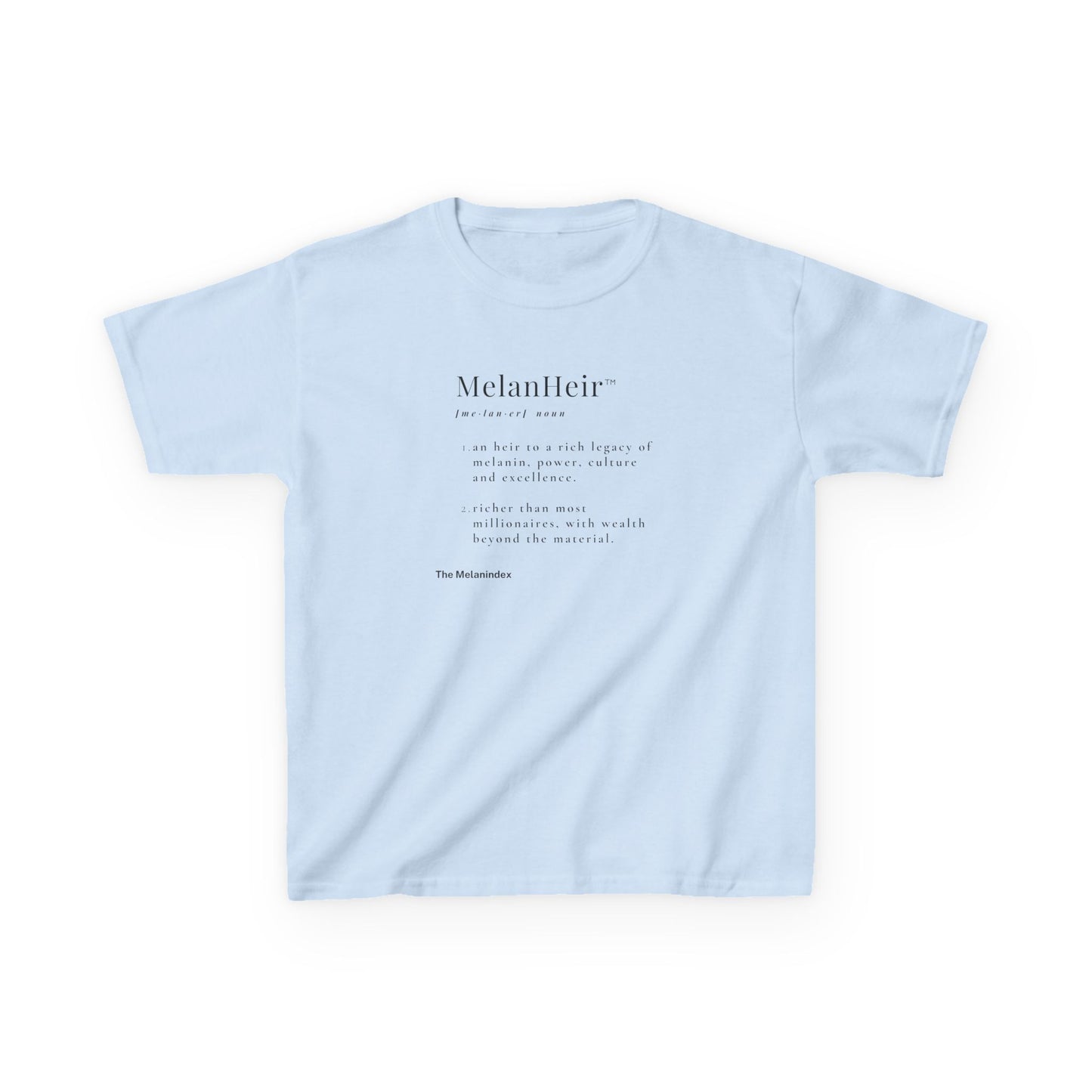MelanHeir™ Kids Cotton Tee - The Melanindex