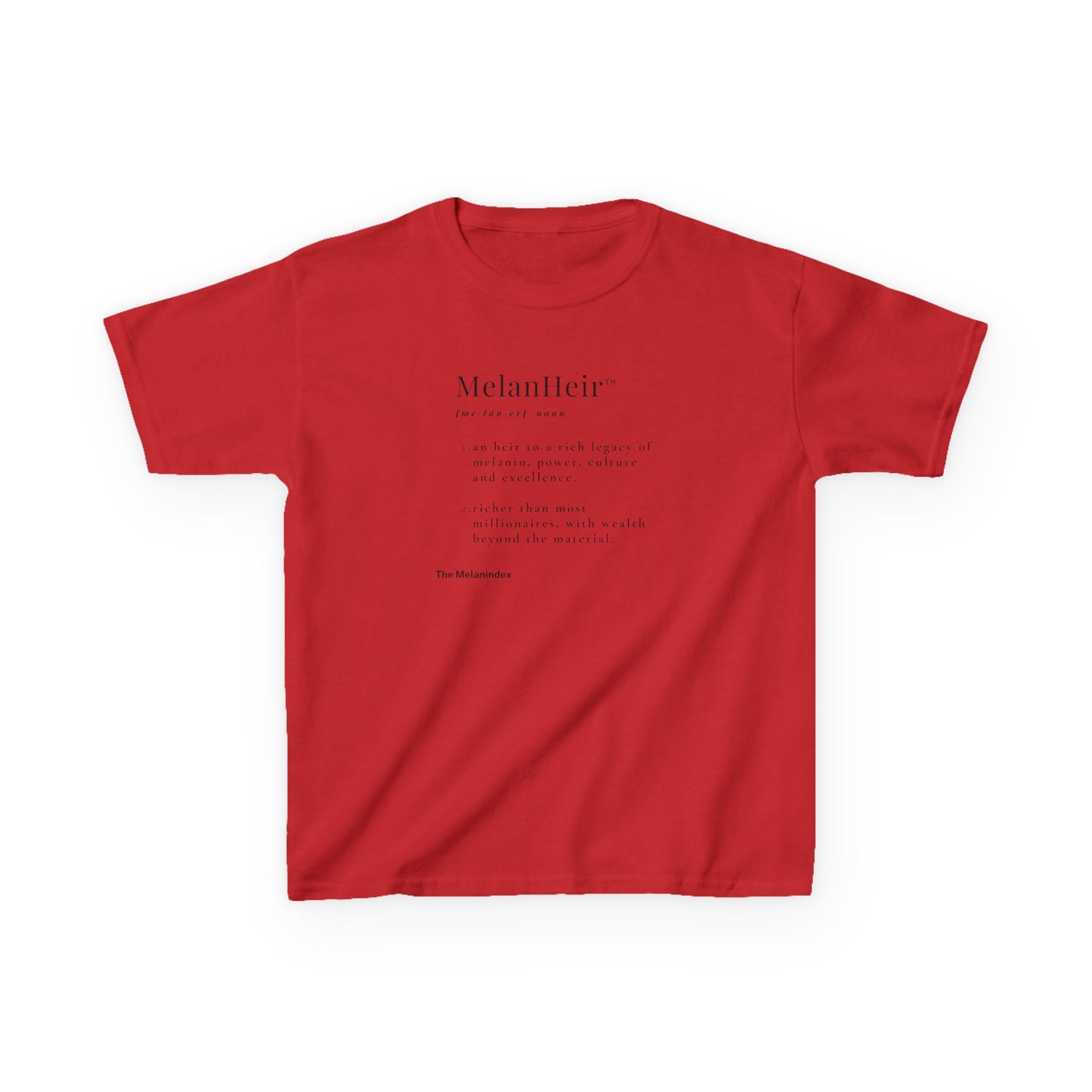 MelanHeir™ Kids Cotton Tee - The Melanindex 