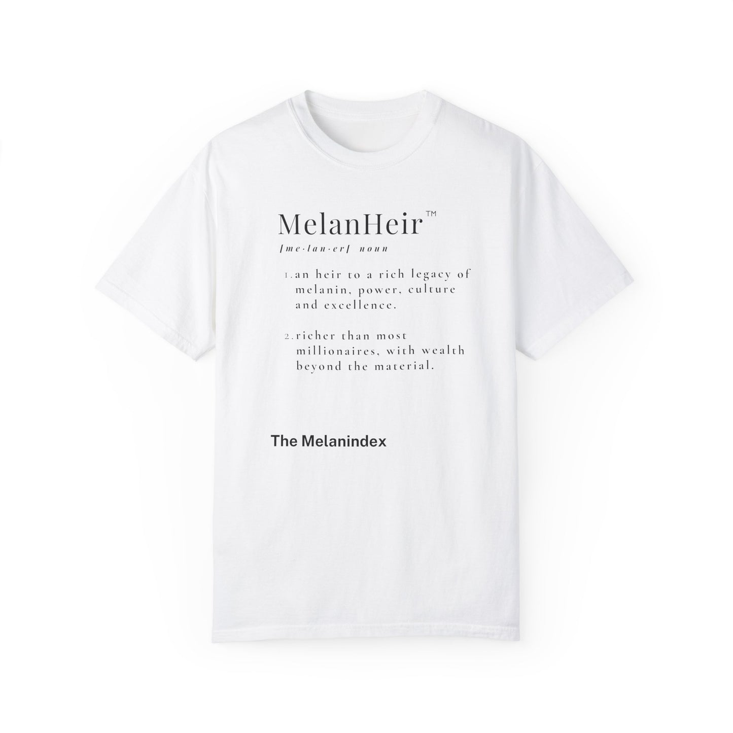 MelanHeir™ Short Sleeve Tee - The Melanindex 