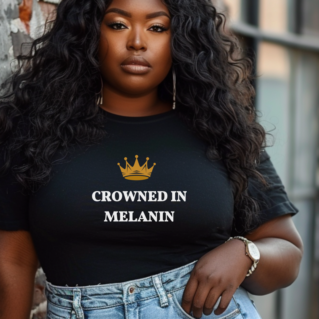 Crowned in Melanin Tee - The Melanindex 