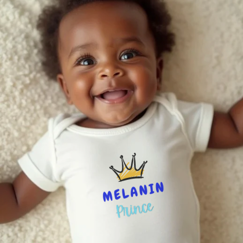Melanin Prince Infant Onesie - The Melanindex 