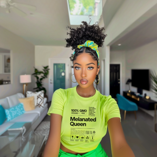 Melanated Queen Tee - The Melanindex 
